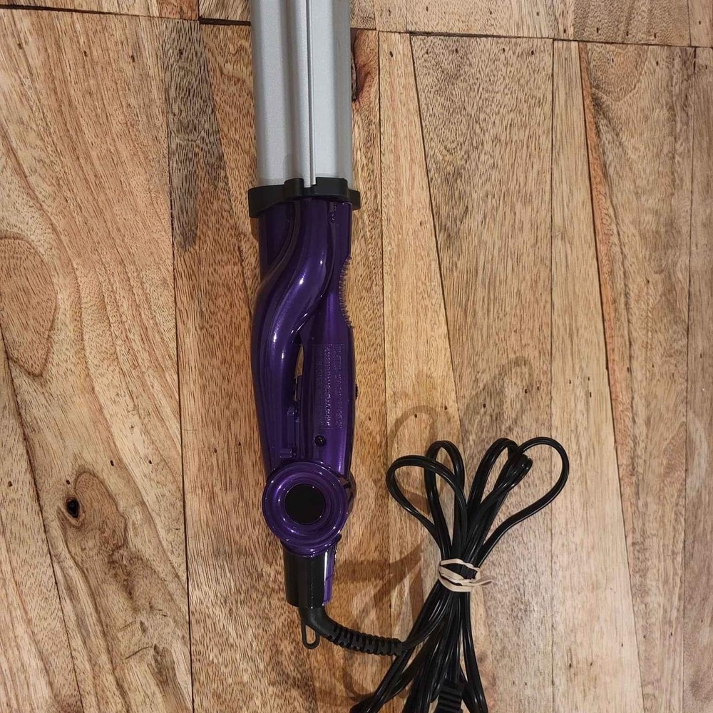 BedHead Purple and Silver Triple Barrel Waver